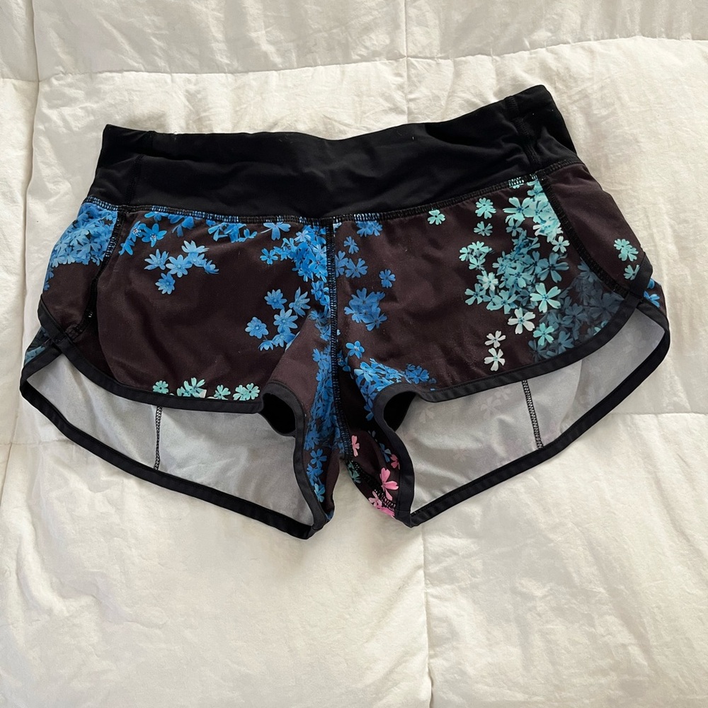 lululemon floral shorts